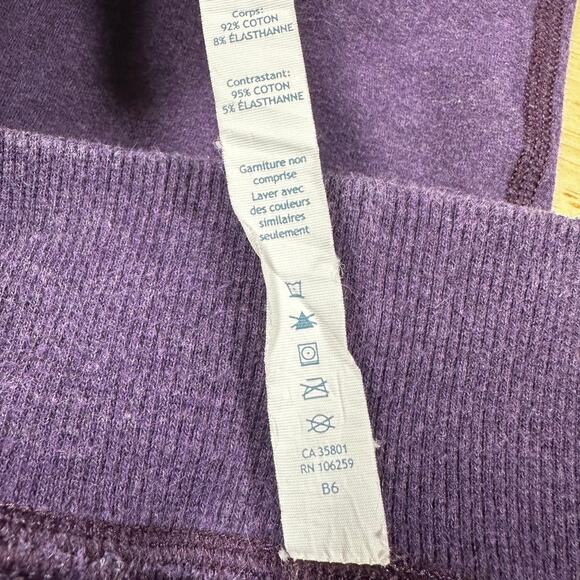 Lululemon Women's Size 4 Purple Dance Studio Cotton Blend Pants Good Condition - Picture 4 of 8